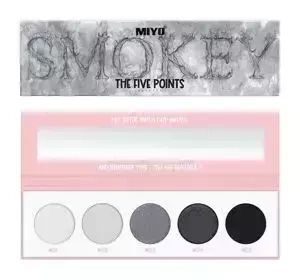 MIYO FIVE POINTS ПАЛЕТКА 5 ТІНЕЙ ДЛЯ ПОВІК 02