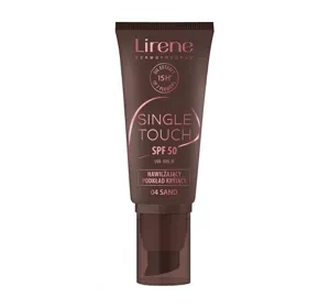Lirene Single Touch зволожувальний тональний крем SPF50 04 Sand 30 мл