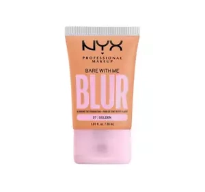 NYX PROFESSIONAL BARE WITH ME BLUR TINT FOUNDATION ОСВЕТЛЯЮЩИЙ ТОНАЛЬНЫЙ КРЕМ 07 GOLDEN 30МЛ