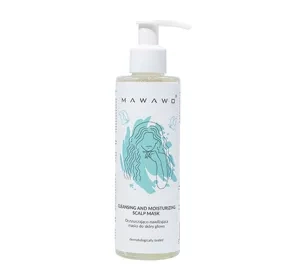 MAWAWO CLEANSING AND MOISTURIZING SCALP MASK ЗВОЛОЖУВАЛЬНО-ОЧИЩАЮЧА МАСКА ДЛЯ ШКІРИ ГОЛОВИ 200МЛ