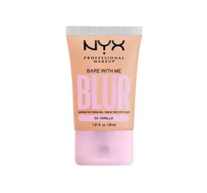 NYX PROFESSIONAL BARE WITH ME BLUR TINT FOUNDATION ОСВЕТЛЯЮЩИЙ ТОНАЛЬНЫЙ КРЕМ 05 VANILLA 30МЛ