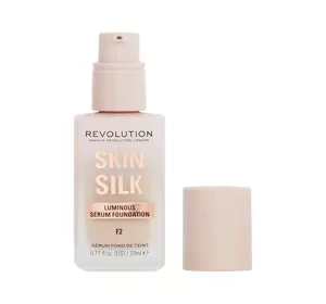 MAKEUP REVOLUTION SKIN SILK SERUM FOUNDATION ТОНАЛЬНИЙ КРЕМ СИРОВАТКА ДЛЯ ОБЛИЧЧЯ F2 23МЛ