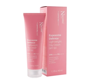 Nacomi Next Level Exposome Defence Lightweight Day Cream SPF50 легкий солнцезащитный крем SPF50 40мл