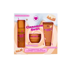 Makeup Revolution Cinnamon Swirl подарунковий набір: масло для тіла 65 мл + гель для душу 50 мл + спрей 100 мл