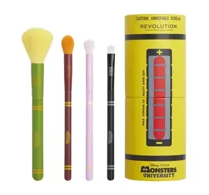 MAKEUP REVOLUTION X MONSTERS UNIVERSITY НАБІР ПЕНЗЛІВ ДЛЯ МАКІЯЖУ + ФУТЛЯР