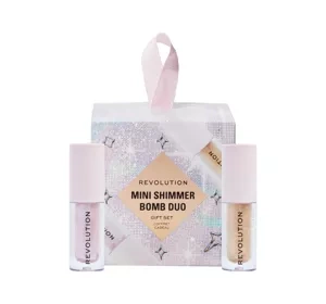 Makeup Revolution Mini Shimmer Bomb Duo набор двух блесков для губ 2x1,4мл