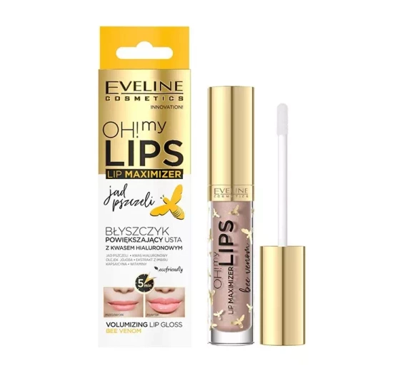 Нажмите на картинку, чтобы ее увеличить EVELINE OH MY LIPS LIP MAXIMIZER БЛЕСК УВЕЛИЧИВАЮЩИЙ ГУБЫ ПЧЕЛИНЫЙ ЯД 4,5МЛ