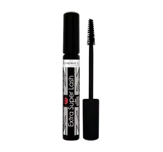 Нажмите на картинку, чтобы ее увеличить RIMMEL EXTRA SUPER LASH ТУШЬ ДЛЯ УДЛИНЕНИЯ И ГУСТОТЫ РЕСНИЦ 101 BLACK 8МЛ